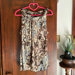 Animal print tank, size medium